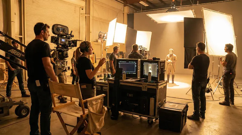 草莓视频国际化专业拍摄团队合作现场